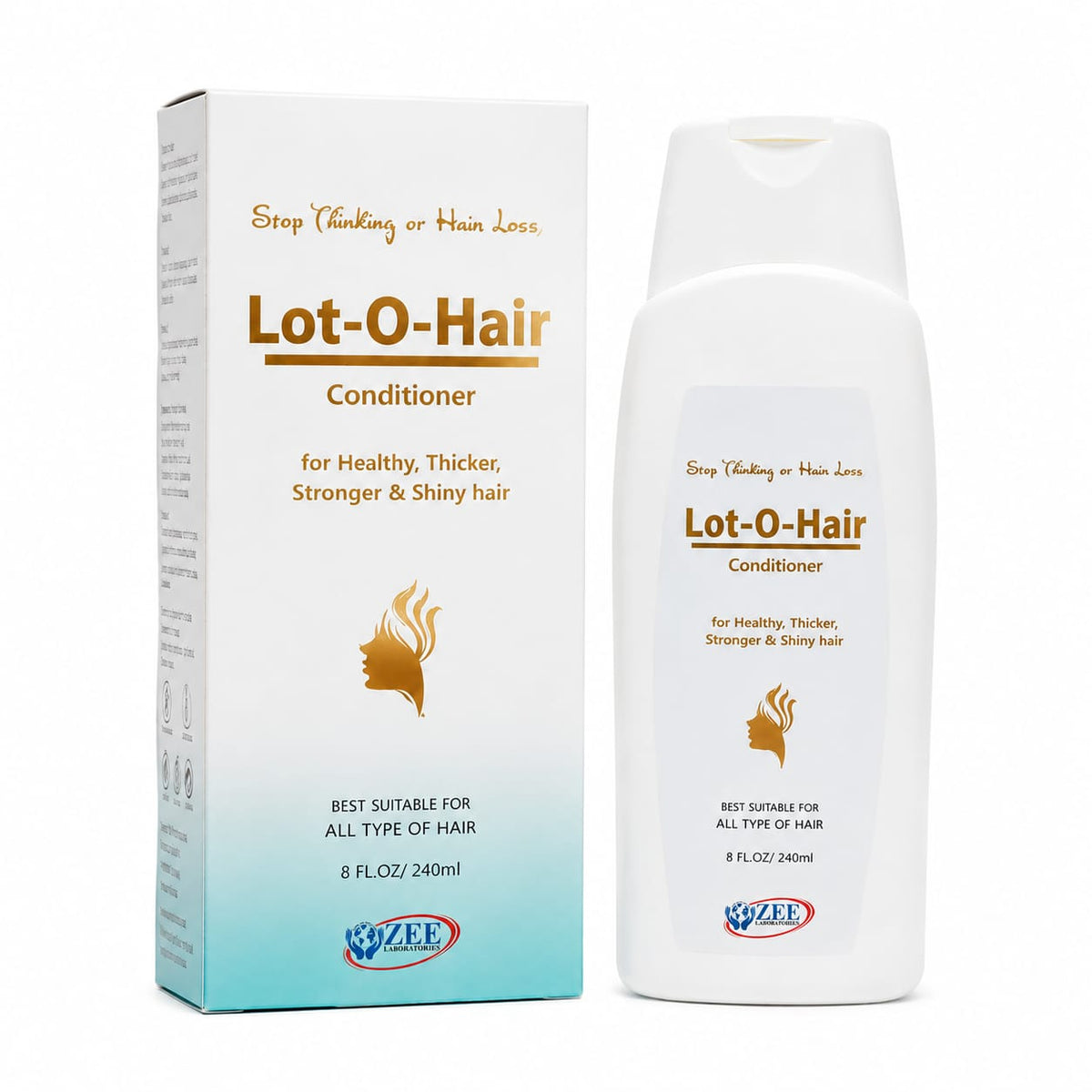 LOT O Hair Conditioner 240ml – Nourishing & Smoothing for Dry, Frizzy Hair
