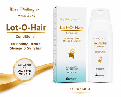 LOT O Hair Conditioner 240ml – Nourishing & Smoothing for Dry, Frizzy Hair