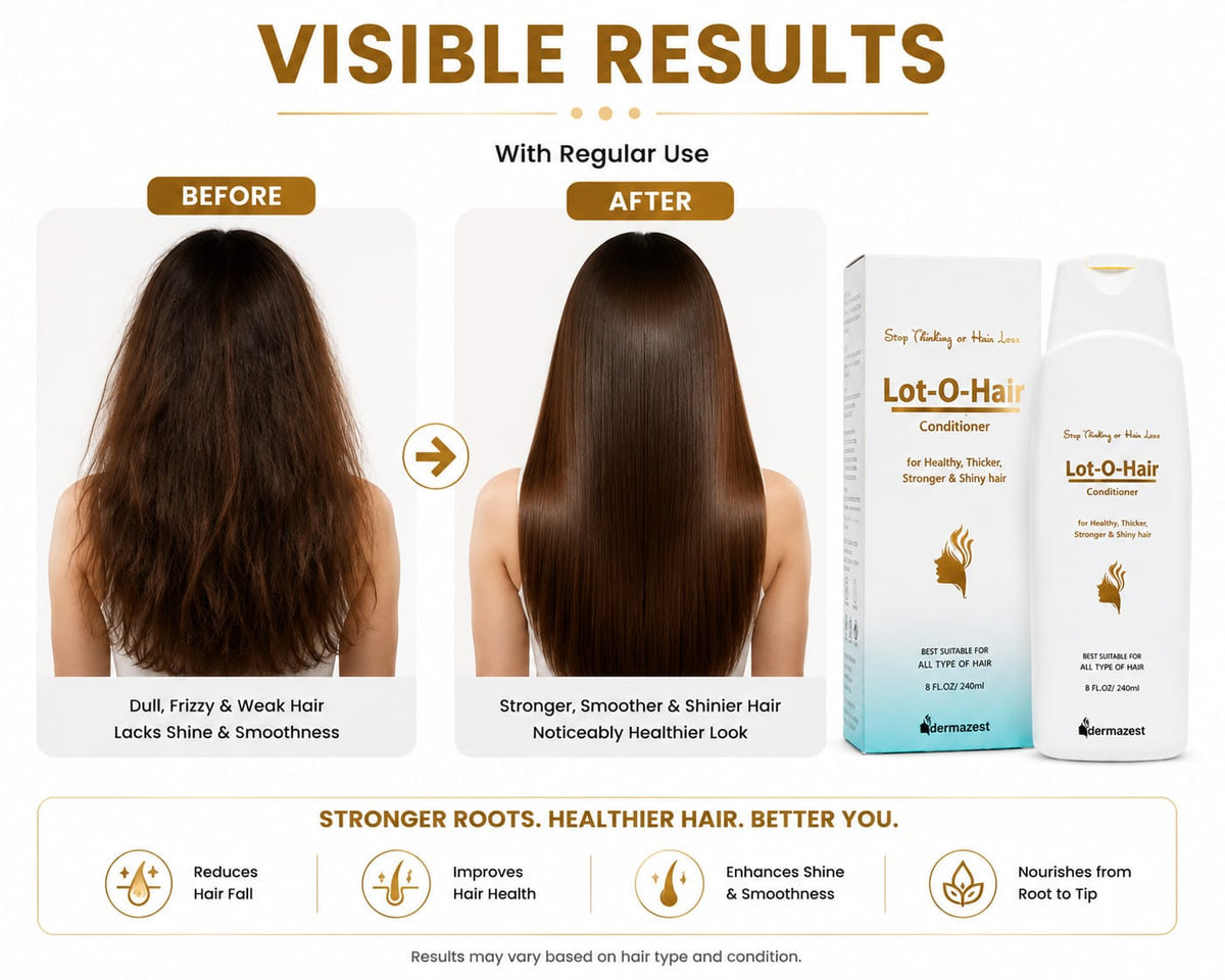 LOT O Hair Conditioner 240ml – Nourishing & Smoothing for Dry, Frizzy Hair