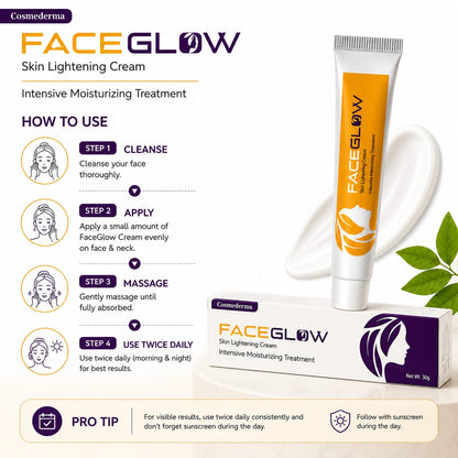 FaceGlow Skin Lightening Cream – 30g