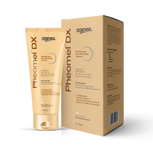 Pheomel DX Detoxifying & Pore Minimizing Cleanser | Deep Cleansing Face Wash | 100ml
