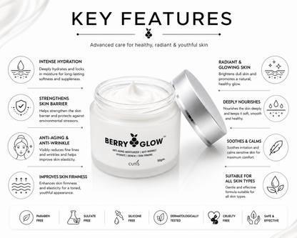 CUTIS Berry Glow Anti Ageing Moisturizing Cream
