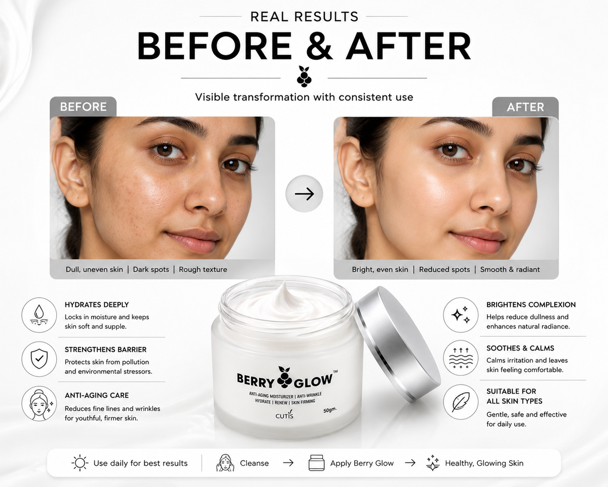 CUTIS Berry Glow Anti Ageing Moisturizing Cream