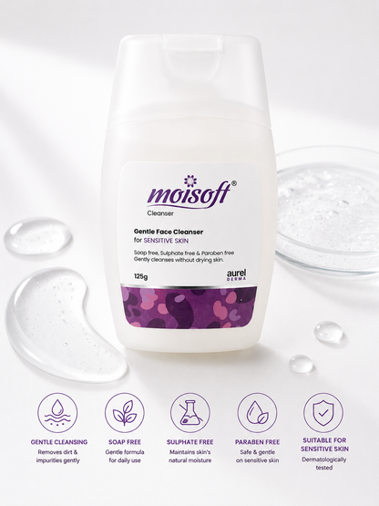 Moisoft Gentle Fce Cleanser 125ml